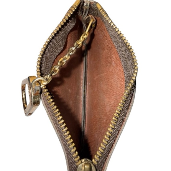 Louis Vuitton Vintage Cles Key Pouch Monogram Coin Purse 882ET France - Picture 10 of 11